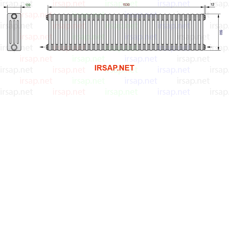 Радиатор IRSAP Tesi 40550/34 T08 CL 01